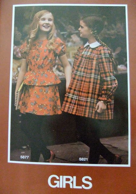 young Brooke Shields in Simplicity pattern ad