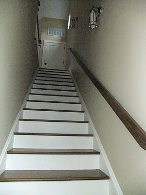 before shot of staircase