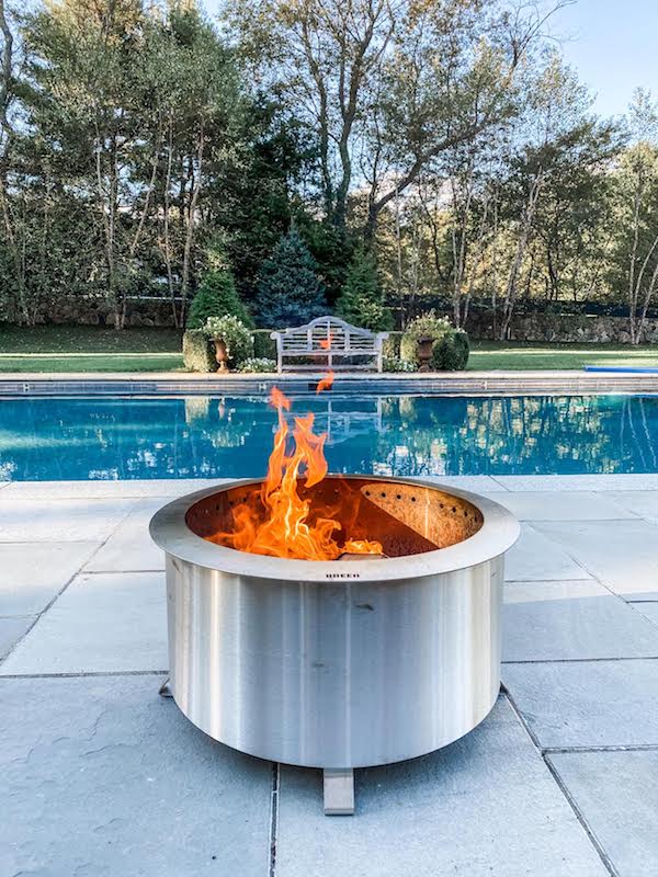 smokeless backyard fire pit