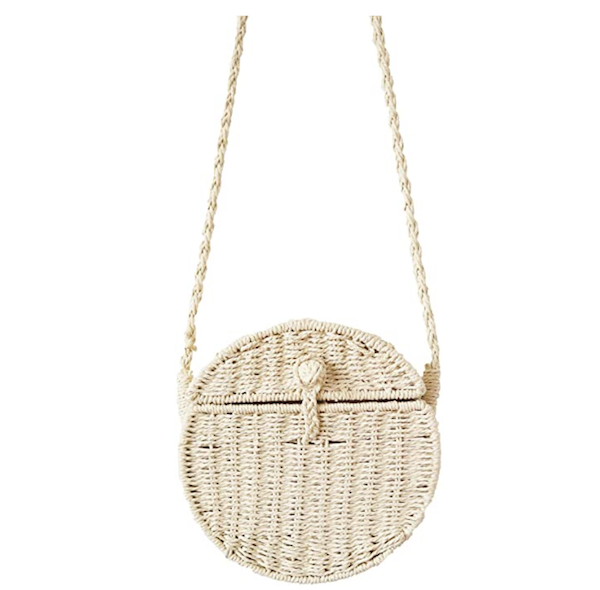 round Amazon crossbody bag