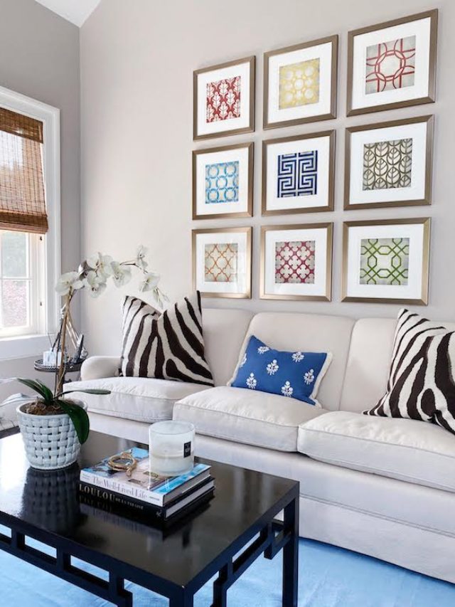 How to Style The Blank Wall Behind Your Sofa The Zhush