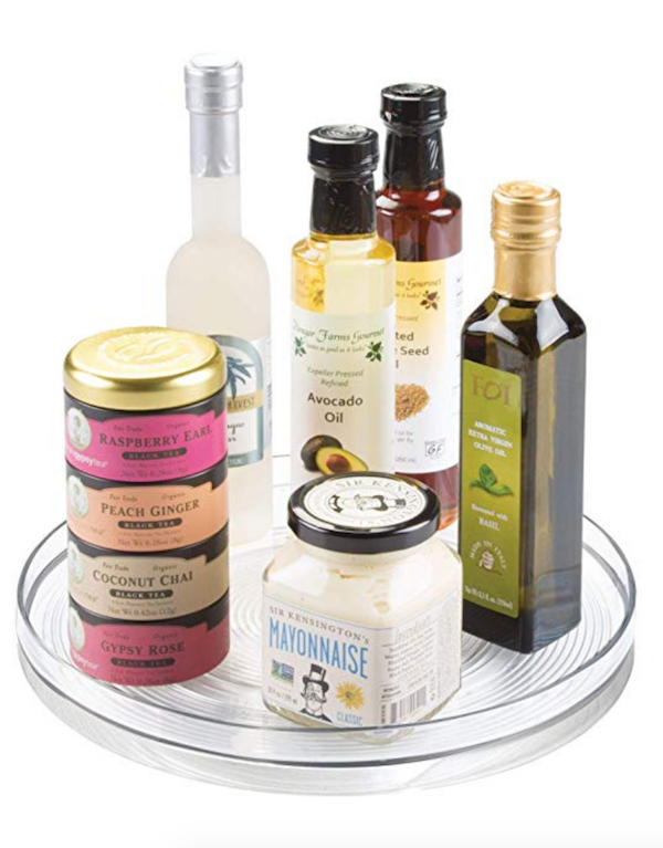 acrylic lazy Susan turntable for pantry from Amazon