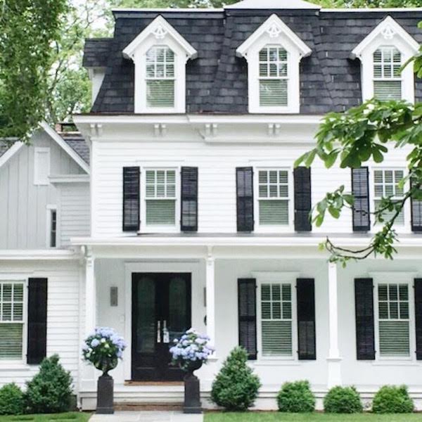 White Victorian antique home in CT