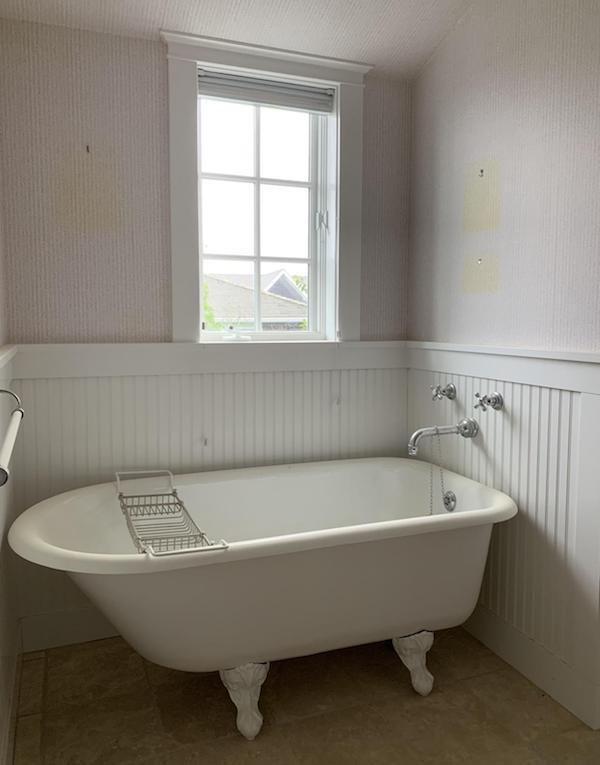 beach house bathroom wallpaper ideas