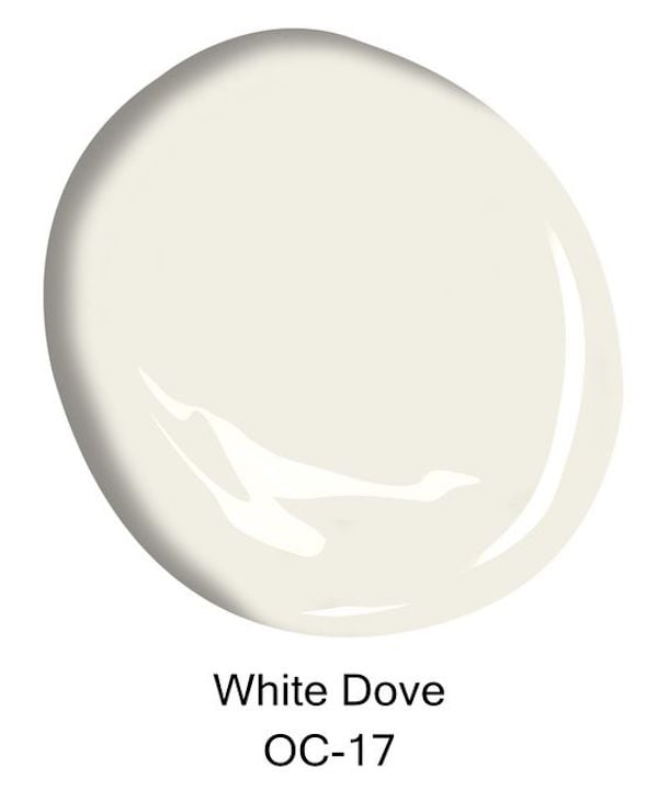 White Dove paint sample