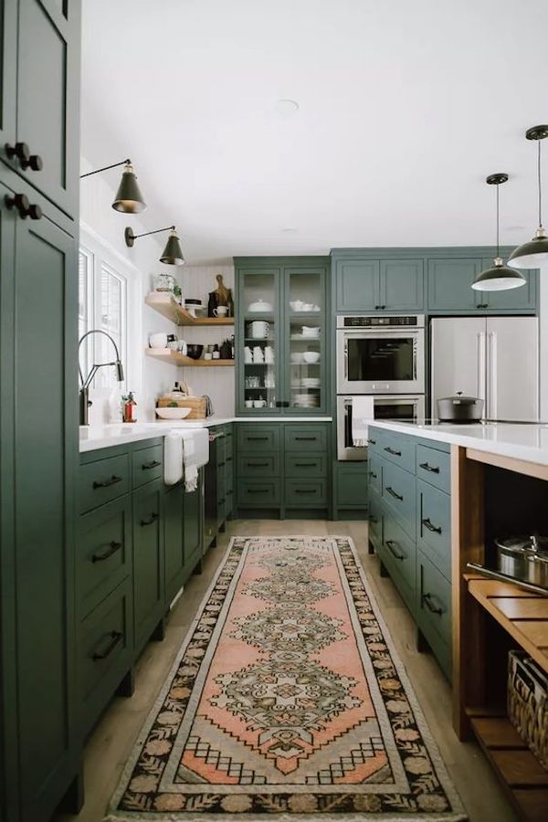 jack pine by Benjamin Moore on kitchen cabinets