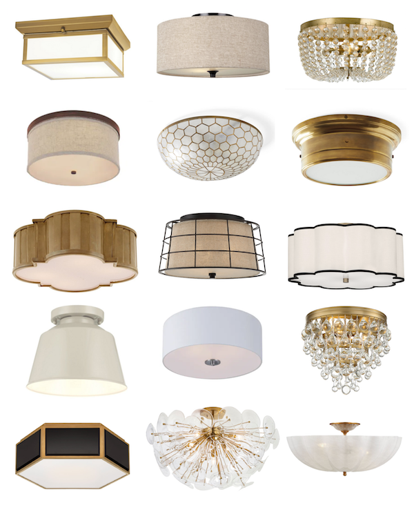 flush mount lighting options and favorite picks