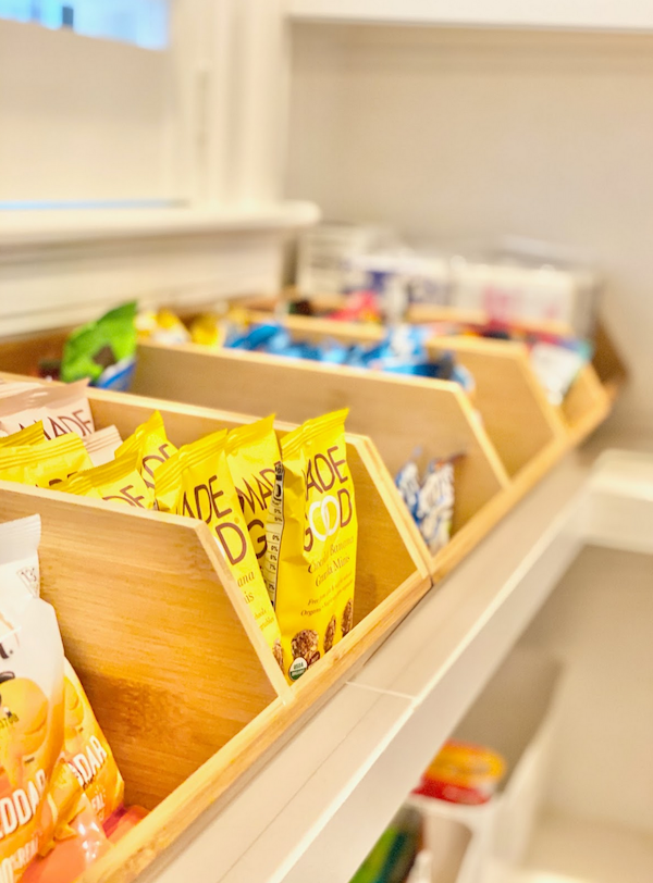 open storage bin for pantry