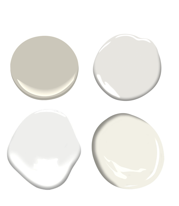 collage of best paint colors.