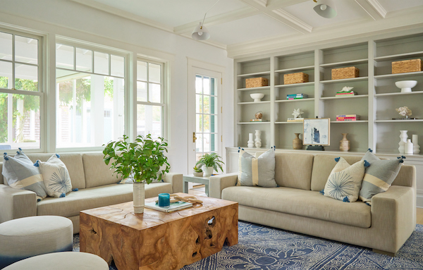 Beach house modern family room