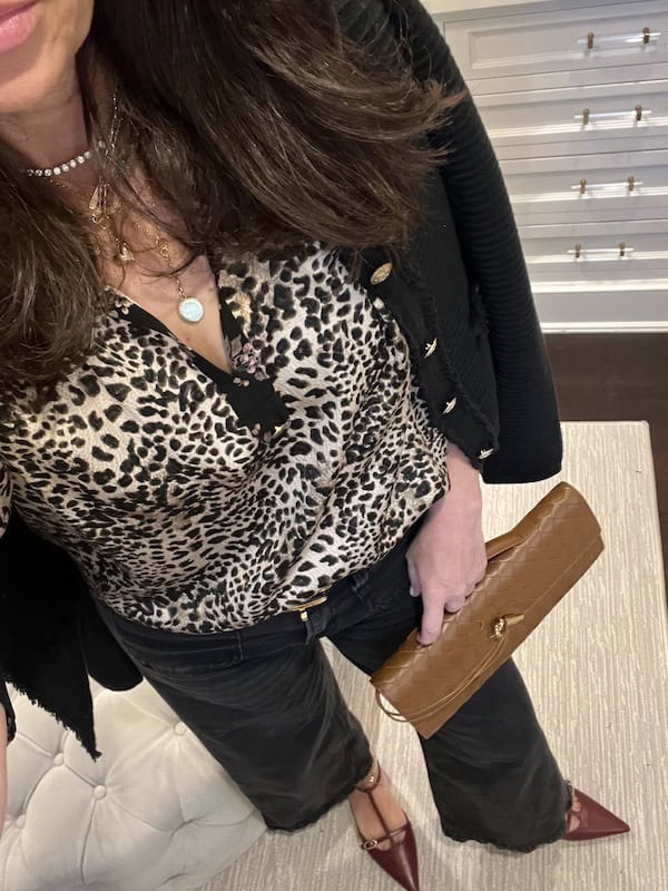 leopard print top for fall.