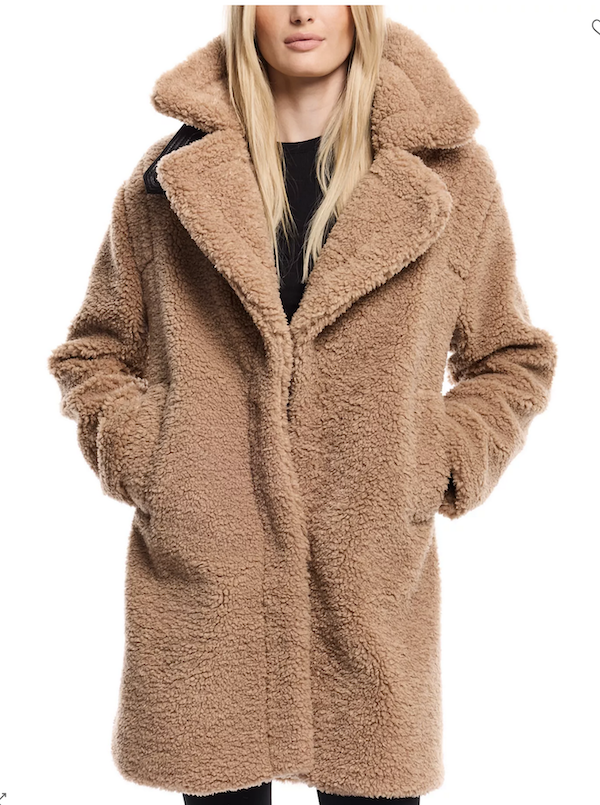 brown teddy coat.