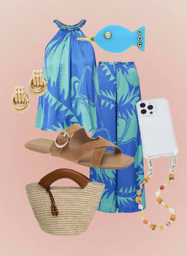 collage of resort ideas.