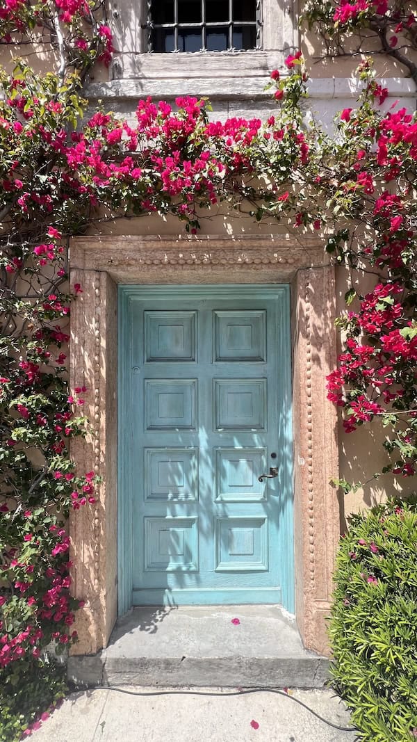 famous photogenic doorway in Palm Beach.